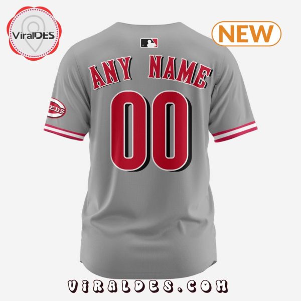 MLB Cincinnati Reds Personalized 2024 Road Baseball Jersey