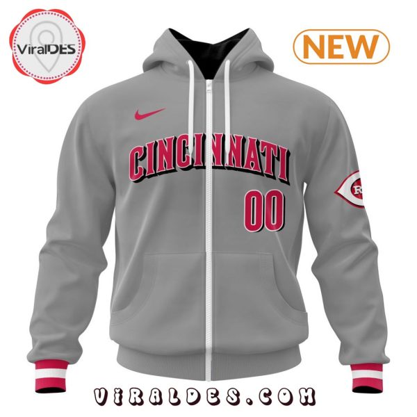 MLB Cincinnati Reds Personalized 2024 Road Kits Hoodie