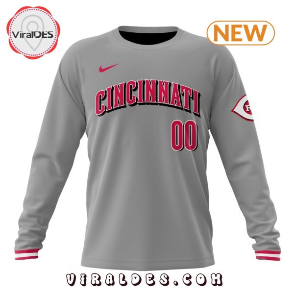 MLB Cincinnati Reds Personalized 2024 Road Kits Hoodie