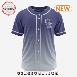 Introducing the MLB Colorado Rockies Personalized Gradient Design Baseball Jersey