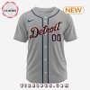 MLB Detroit Tigers Personalized Gradient Design Baseball Jersey