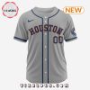MLB Houston Astros Personalized Gradient Design Baseball Jersey