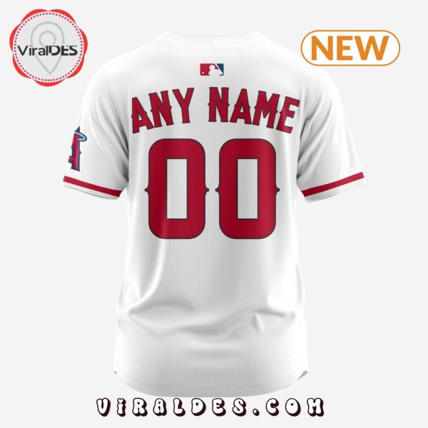 MLB Los Angeles Angels Custom 2024 Home Baseball Jersey