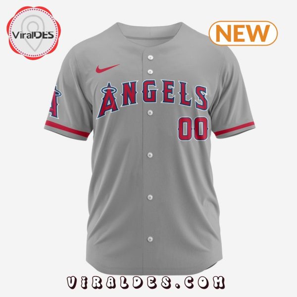 MLB Los Angeles Angels Personalized 2024 Road Baseball Jersey