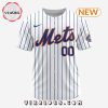 MLB New York Mets Personalized 2024 Road Baseball Jersey