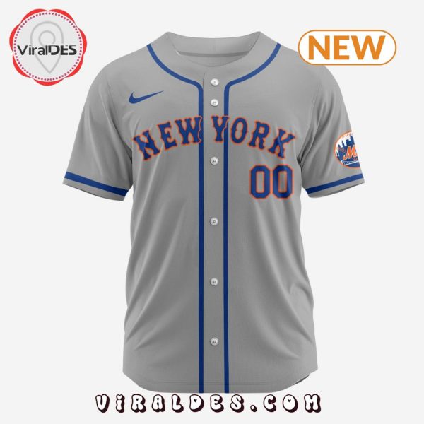 MLB New York Mets Personalized 2024 Road Baseball Jersey