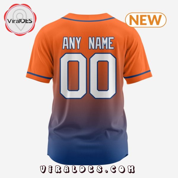 MLB New York Mets Personalized Gradient Design Baseball Jersey