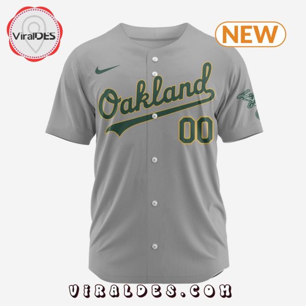 MLB Oakland Athletics Personalized 2024 Road Baseball Jersey