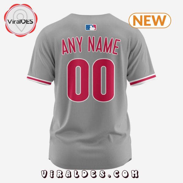 MLB Philadelphia Phillies Personalized 2024 Road Baseball Jersey