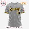 MLB Pittsburgh Pirates Personalized Gradient Design Baseball Jersey