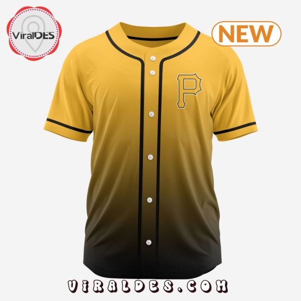 MLB Pittsburgh Pirates Personalized Gradient Design Baseball Jersey