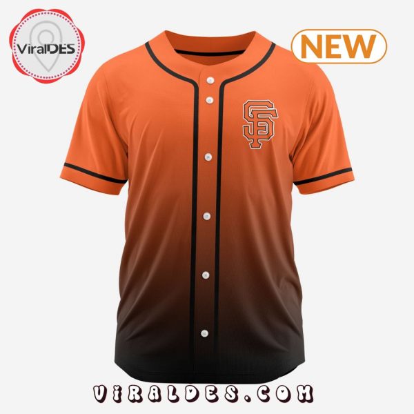 MLB San Francisco Giants Personalized Gradient Design Baseball Jersey