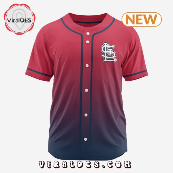 MLB St. Louis Cardinals Personalized Gradient Design Baseball Jersey