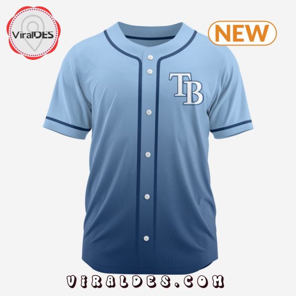 MLB Tampa Bay Rays Personalized Gradient Design Baseball Jersey