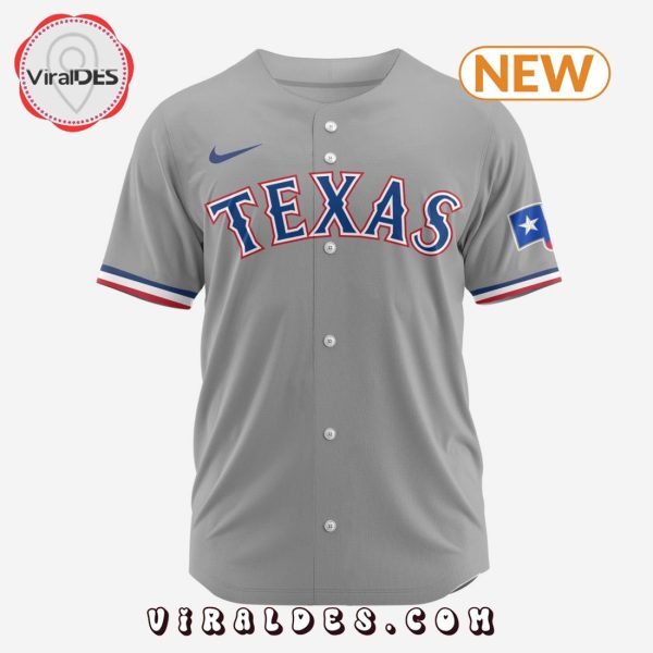 MLB Texas Rangers Personalized 2024 Road Baseball Jersey