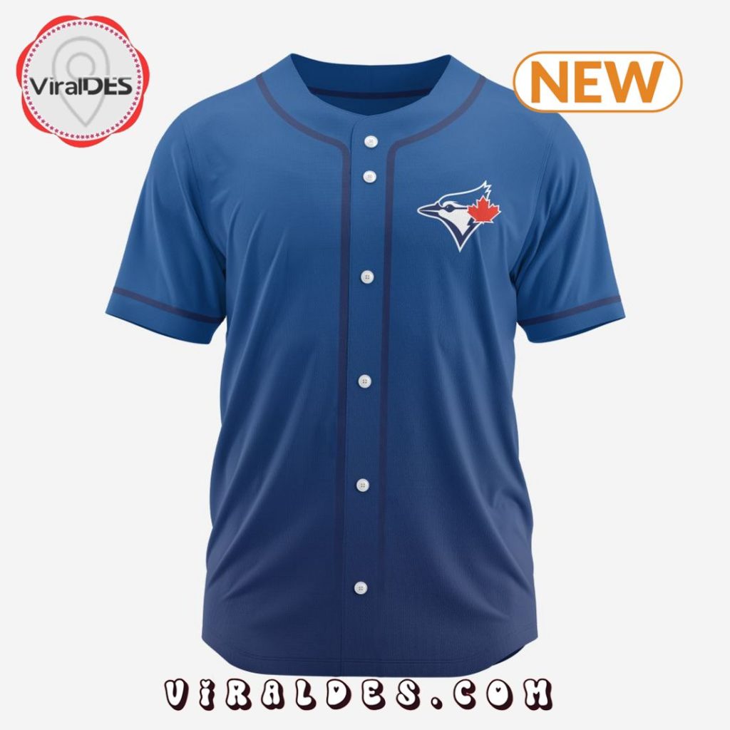 MLB Toronto Blue Jays Personalized Gradient Design Baseball Jersey