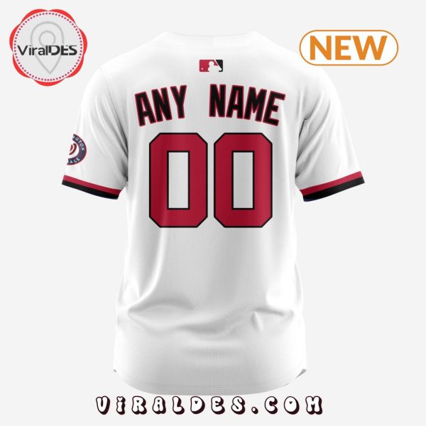 MLB Washington Nationals Custom 2024 Home Baseball Jersey