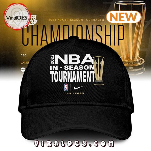 NBA In-Season Tournament Los Angeles Lakers Black Classic Cap