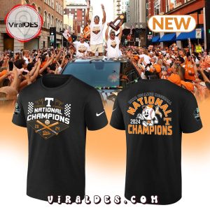 Celebrate Victory with the NCAA Tennessee 2024 League Champion Black T-Shirt, Cap