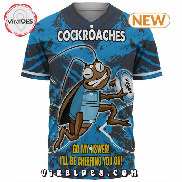 New South Wales Cockroaches Patterns Tough Fan Rugby Baseball Jersey