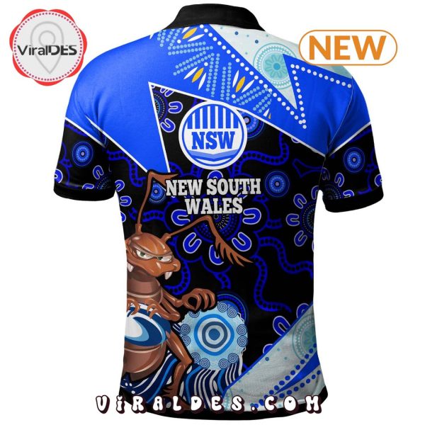 New South Wales Tough Fan Rugby For Life Polo Shirt