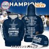 NHL Edmonton Oilers Never Give Up White Hoodie, Jogger, Cap