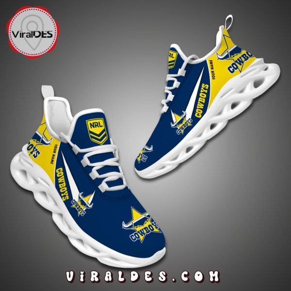 North Queensland Cowboys-Personalized NRL MAX SOUL SHOES