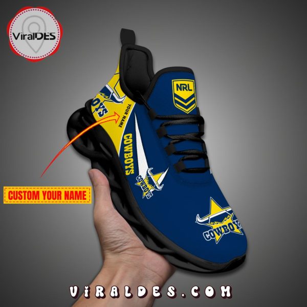 North Queensland Cowboys-Personalized NRL MAX SOUL SHOES