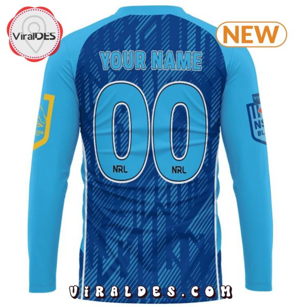 NRL NSW Blues Personalized Name Number State Of Origin Kits Hoodie