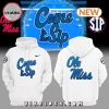 Ole Miss Rebels Football Champions White Hoodie, Jogger, Cap