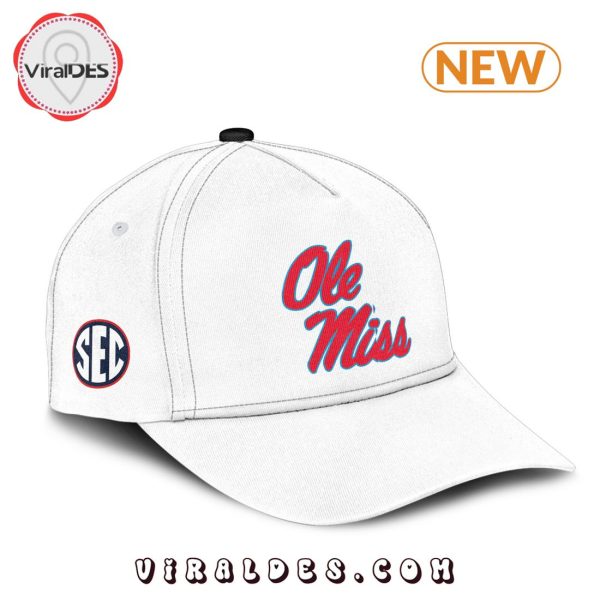 Ole Miss Rebels Football Champions White Hoodie, Jogger, Cap