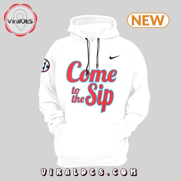 Ole Miss Rebels NCAA Come To The Ship White Hoodie, Jogger, Cap