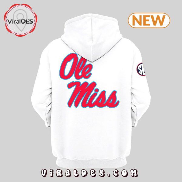 Ole Miss Rebels NCAA Come To The Ship White Hoodie, Jogger, Cap