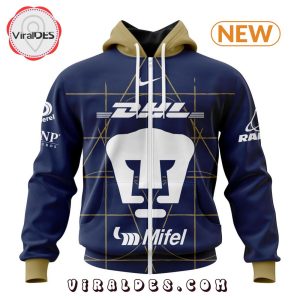 LIGA MX Pumas UNAM Personalized 2025 Away Kits Hoodie