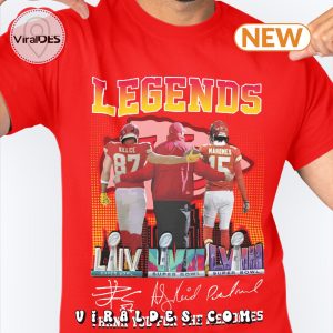 Legends Thank You For The Memories Kansas City Chiefs T-Shirt