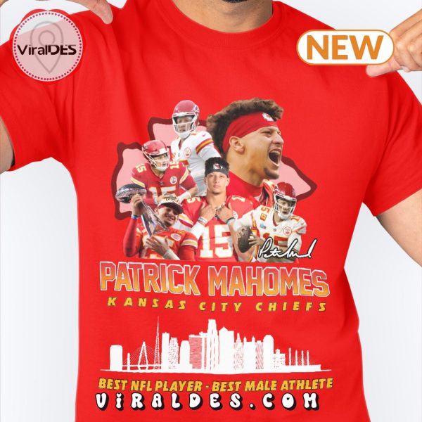 Patrick Mahomes Kansas City Chiefs Signatures T-Shirt