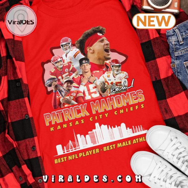 Patrick Mahomes Kansas City Chiefs Signatures T-Shirt