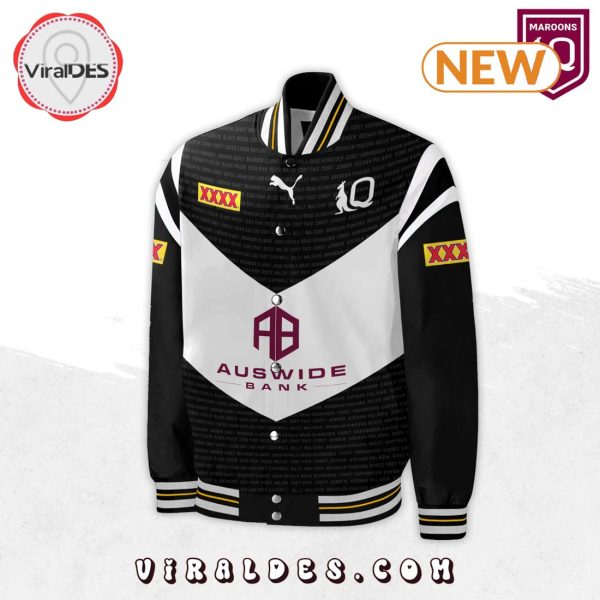 Personalized 2024 Queensland Maroons NRL Baseball Jacket