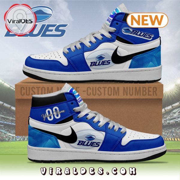 Personalized Blues Air Jordan 1 HighTop Shoes Limited Editions