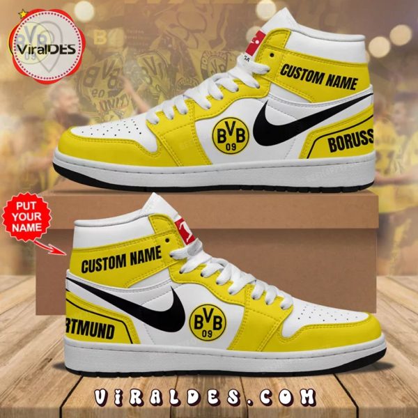 Personalized Borussia Dortmund Sneaker Air Jordan 1 Hightop Sneakers