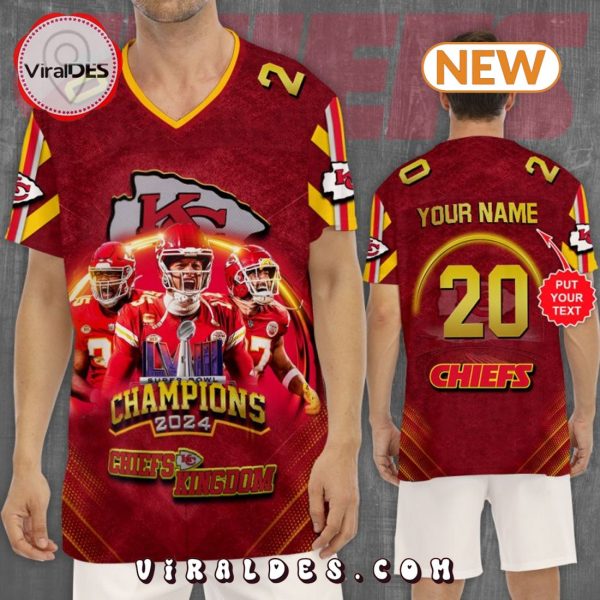 Personalized Kansas City Chiefs Champions Football Jersey