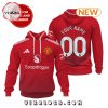 Personalized Men’s Manchester United Champions White Hoodie