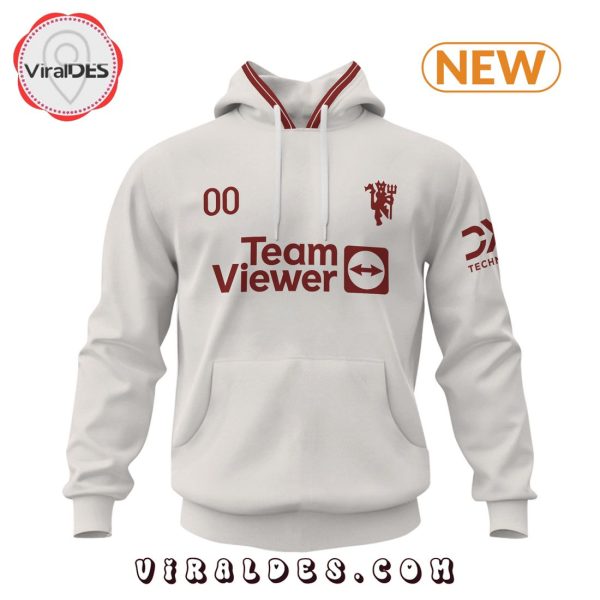 Personalized Men’s Manchester United Champions White Hoodie