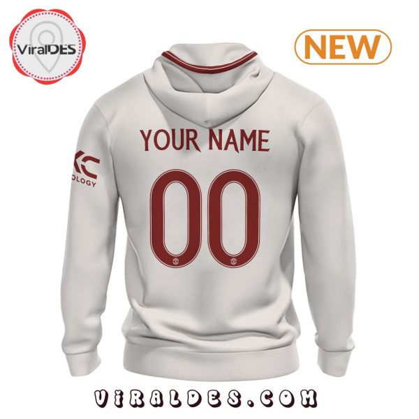 Personalized Men’s Manchester United Champions White Hoodie