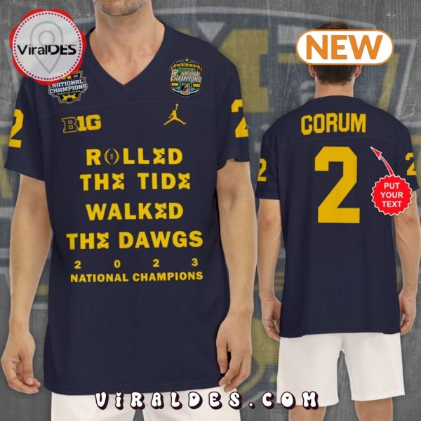 Personalized Michigan Wolverines Champions Football Jersey