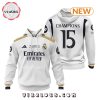 Personalized Real Madrid Premier League Home Black Hoodie