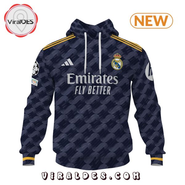 Personalized Real Madrid Premier League Home Navy Hoodie