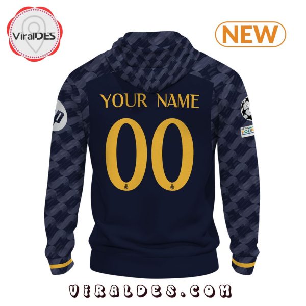 Personalized Real Madrid Premier League Home Navy Hoodie