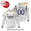 Personalized Real Madrid Premier League Home Signatures Hoodie