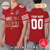 Personalized San Francisco 49ers Champions Football Jersey – White